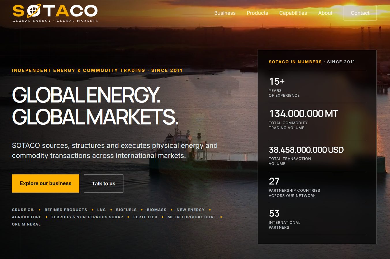 SOTACO – Global Energy & Commodity Trading